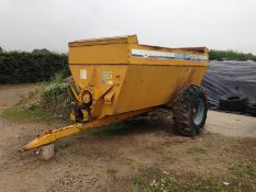 Shelbourne Reynolds Power Spread Plus 770 Muck Spreader, slurry door. Location Norwich, Norfolk.