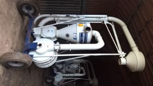 Kongskilde Sucker Blower SUC700TR. Trailer-mounted and PTO-driven, very handy.