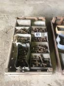 Quantity large nuts and bolts