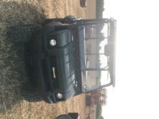 2009 Kawasaki Mule 4010 Diesel 4wd utility vehicle with power steering and tipping back. Reg No: