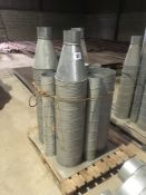 Quantity grain pedestals with fan