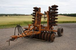 1992 Simba PR/503/55/6 5.5m folding press roll. Serial No: 38349032