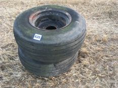 Pair 16.0/70-20 wheels