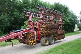 2001 Vaderstad Rexius Twin RST 1030 folding 10.3m press. Serial No: 347