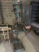 Fobco 1 1/4 inch 3 phase pedestal drill