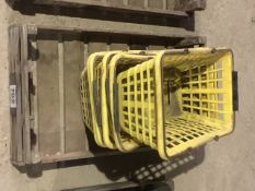 Quantity yellow baskets