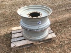 Pair wheel rims