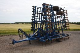 2011 Dal-Bo Cultimax 800 folding 8m springtine cultivator with wheel track eradicators and rear