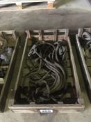 Quantity rope and pulleys