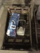 Bosch GWS 7-115 angle grinder with discs