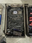 Quantity small and medium drill bits