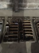 2 trays of exhaust clamps