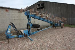 2000 Lemken Vari-Titan 12f variwidth reversible wagon plough