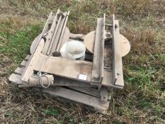 Pair mole plough legs