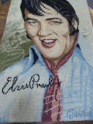 Picture Rug Wall Hanging of Elvis