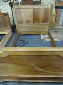 Walnut Headboard and Base Board