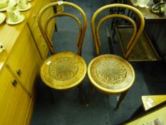 Pair of Bentwood Dining Chairs
