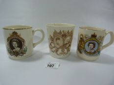 3 Commemorative Beakers