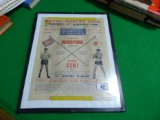 Howard Winstone vs Mistonori Seki Featherweight Championship of The World Flyer 1968