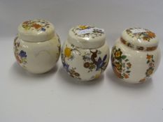 3 Sadler Ginger Jars