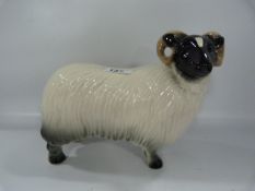 Ceramic Ram Ornament