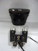 Pair of 1944 War Department Binoculars with Carry Case