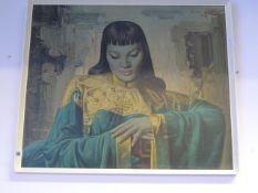 Tretchikoff Green Lady Print