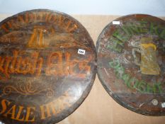 2 Brewery Barrel Tops