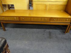 Teak Coffee Table with 3 Drawers