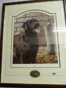 Signed Limited Edition Framed Print - The Pheasant Pluckers Mate by Nigel Hemming Certificate Verso