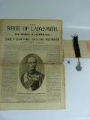 Siege of Lady Smith Medal complete with it's Story Illustrated