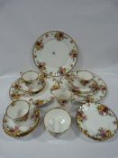 Royal Stafford Part Tea Service - Bouquet 19 Pieces