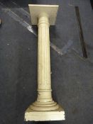 White Painted Plant Pedestal