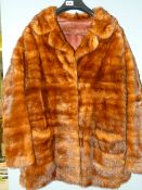 Kolinsky Fur 3/4 Length Coat Size 16