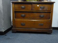 3 Height Mahogany Chest of Drawers