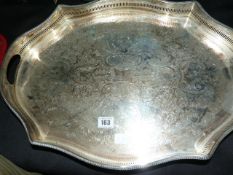Silver Plated Gallery Tray