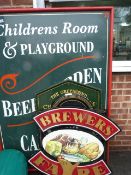 4 Pub Signs including Brewers Fayre