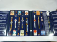 Swatch Historical Games Collection of 9 Swatch Watches