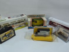 Boxed Vehicle Models - Bus and 5 Trucks