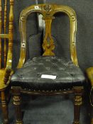 Ball Backed Victorian Dining Chair