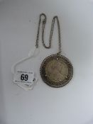 Silver Plated Crown Dated 1780