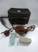 Vintage Camera Bag containing Assorted Camera & Photography Accessories