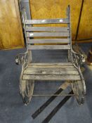 Cast Iron Rocking Chair