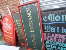 4 Signs including Monks Walk