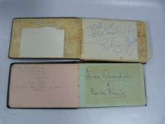 2 Autograph Books