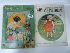 2 Magazines - Mother and Home  & Woman's Pictorial