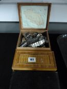 2 Boxes of Wrist Watch Straps and Magnifier