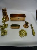 Copper Jugs - Brass Candlesticks - Planters etc