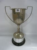 Silver Plated Memorial Trophy