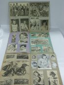 3 Scrap Books  containing Speedway Newspaper Clippings from 1974-1975 & 1976
